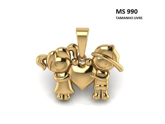 Pingente - Arquivo para impressão 3D Formato STL