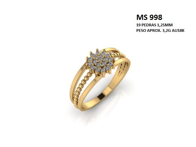 Anel Chuveiro- Arquivo para impressão 3D Formato STL