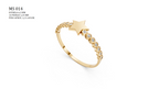 Anel estrela STL MS-014 arquivo CAD joalheria impressao 3D fundicao metal