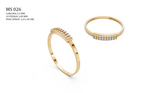 Anel STL MS-026 projeto 3D joalheria impressao fundicao ouro 18k