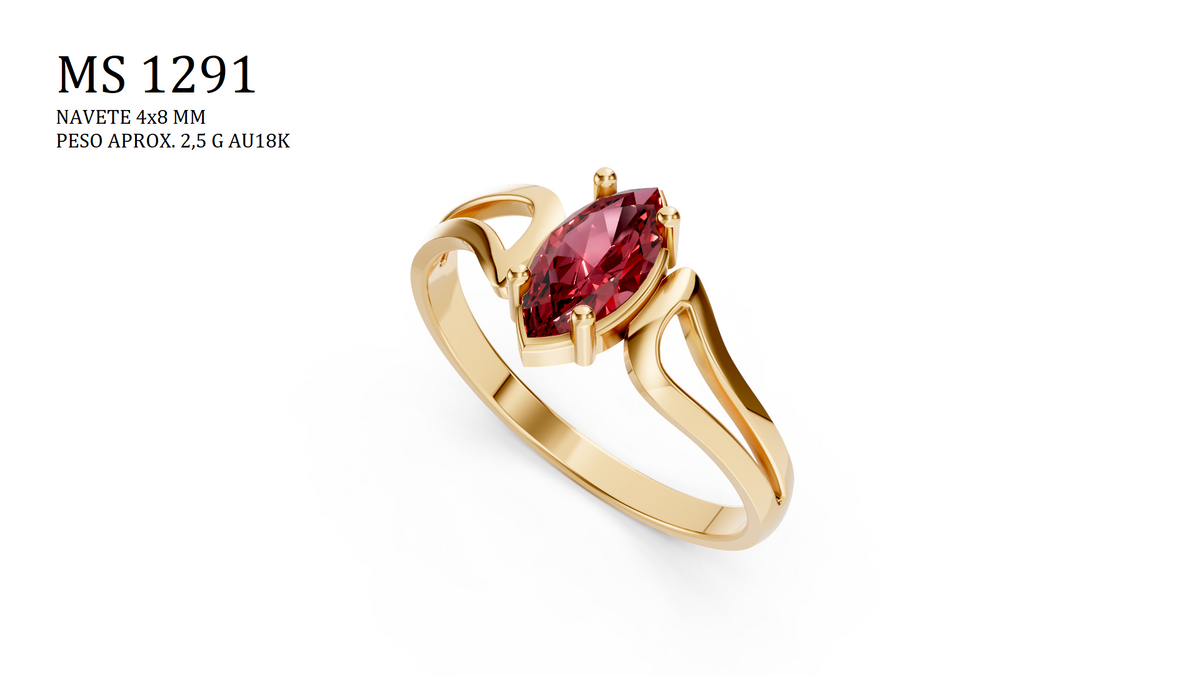 Ring — STL File MS-1291 | 3D Jewelry Printing