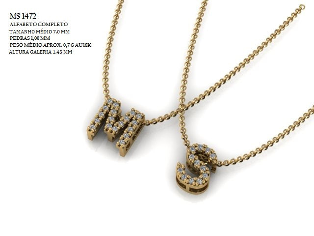 Pendant - 3D printing file in STL format.