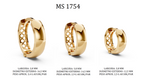 Earring — STL File MS-1754 | 3D Jewelry Printing