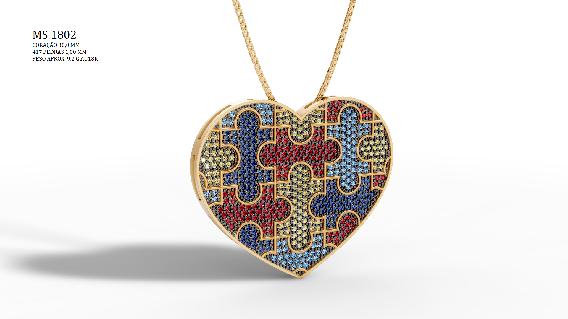 Pendant - 3D printing file in STL format.