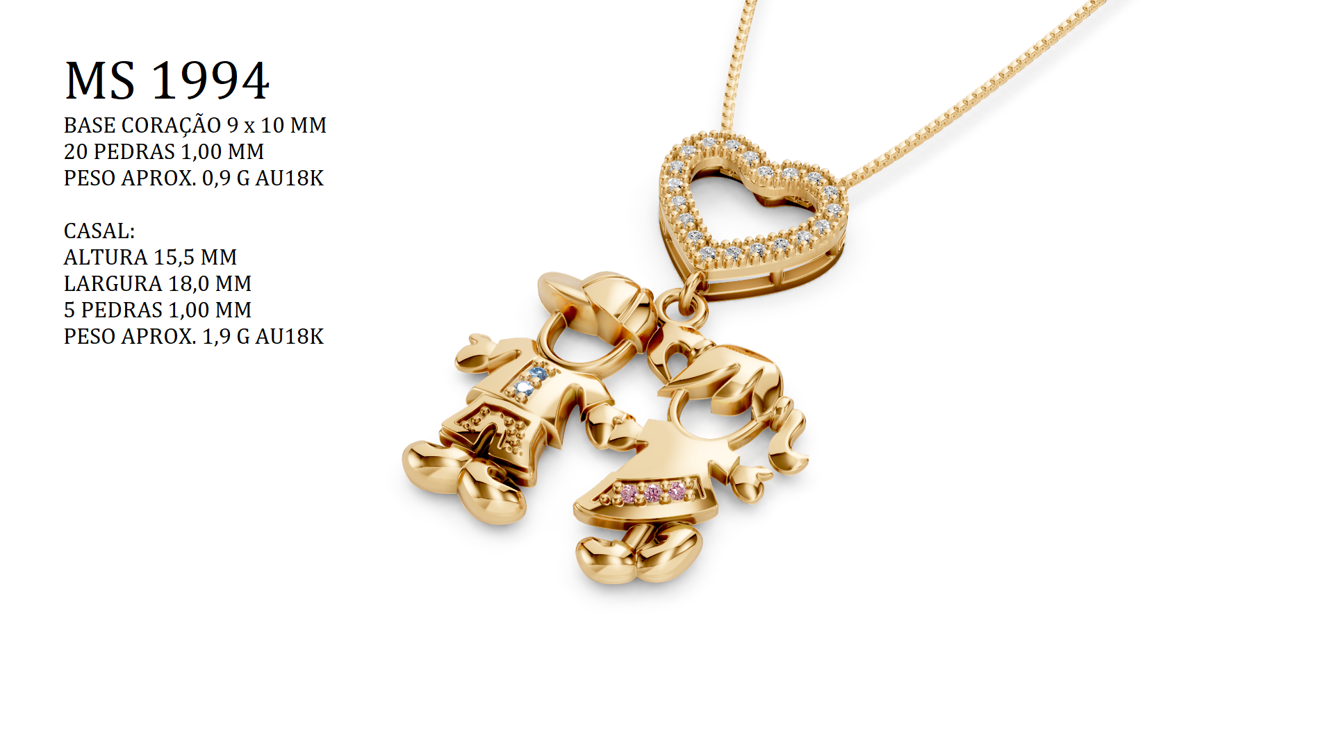 Pendant - 3D printing file in STL format.