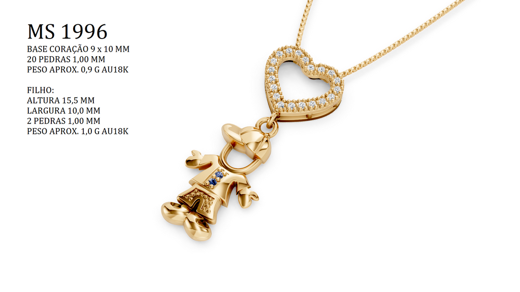Pendant - 3D printing file in STL format.