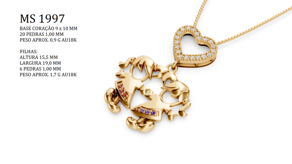 Pendant - 3D printing file in STL format.