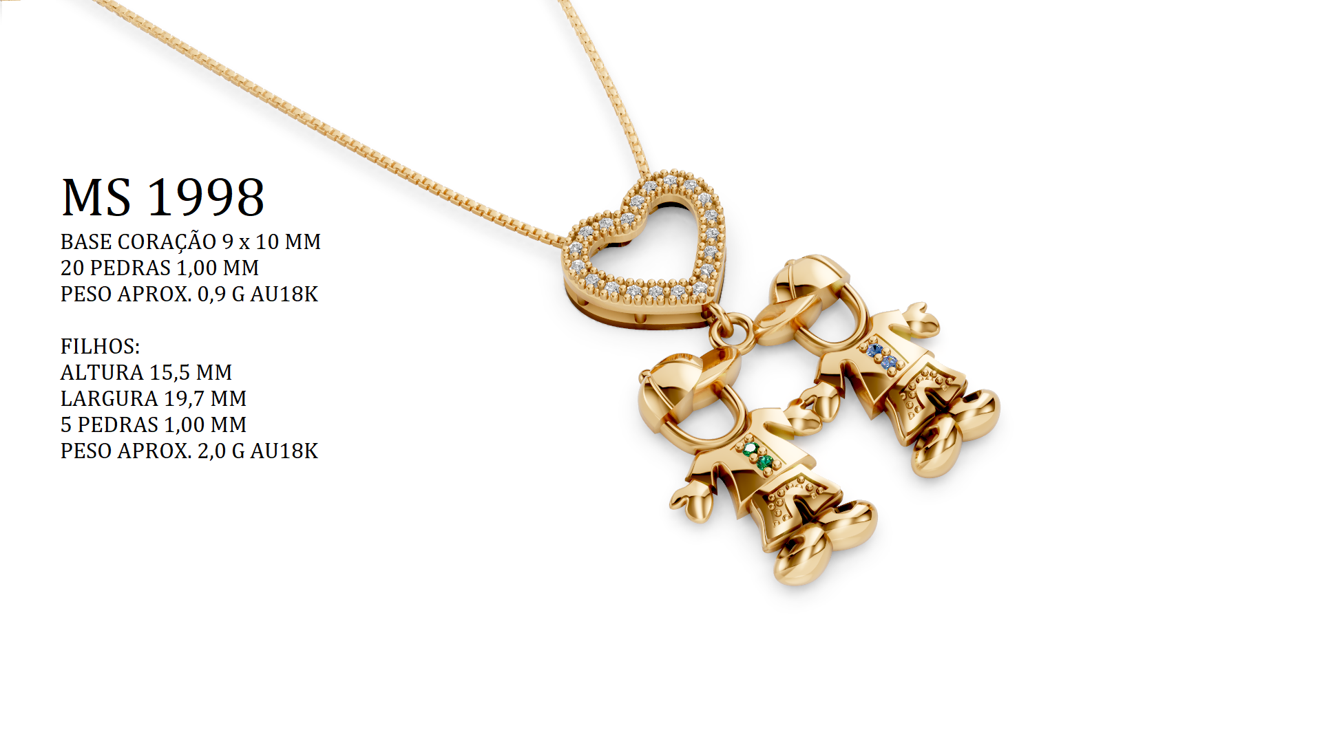 Pendant - 3D printing file in STL format.
