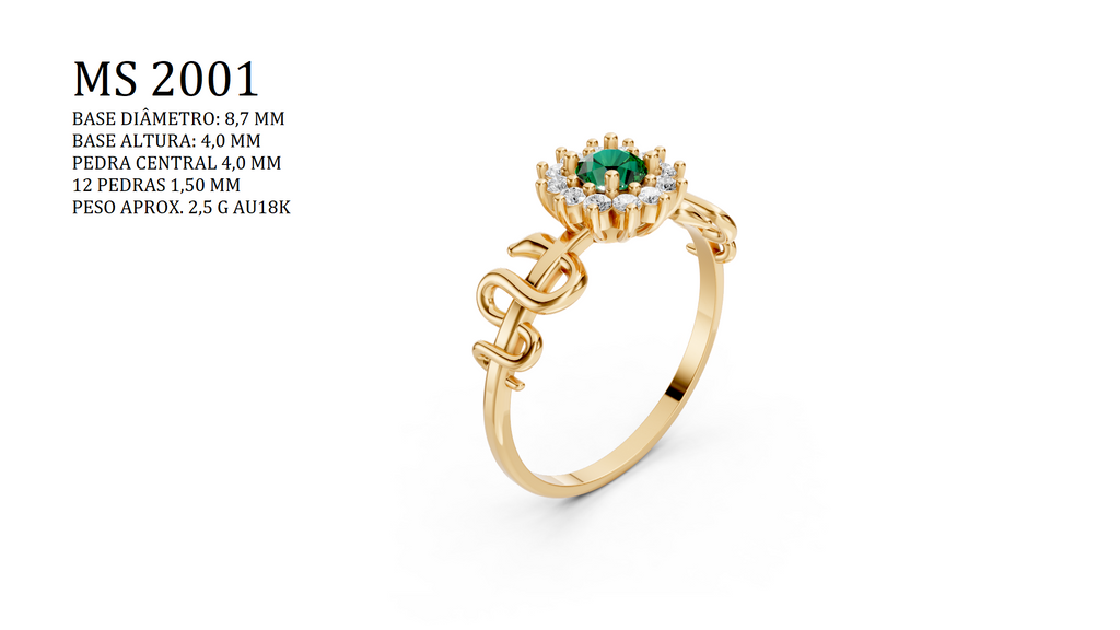 Graduation Ring - 3D printing file in STL format