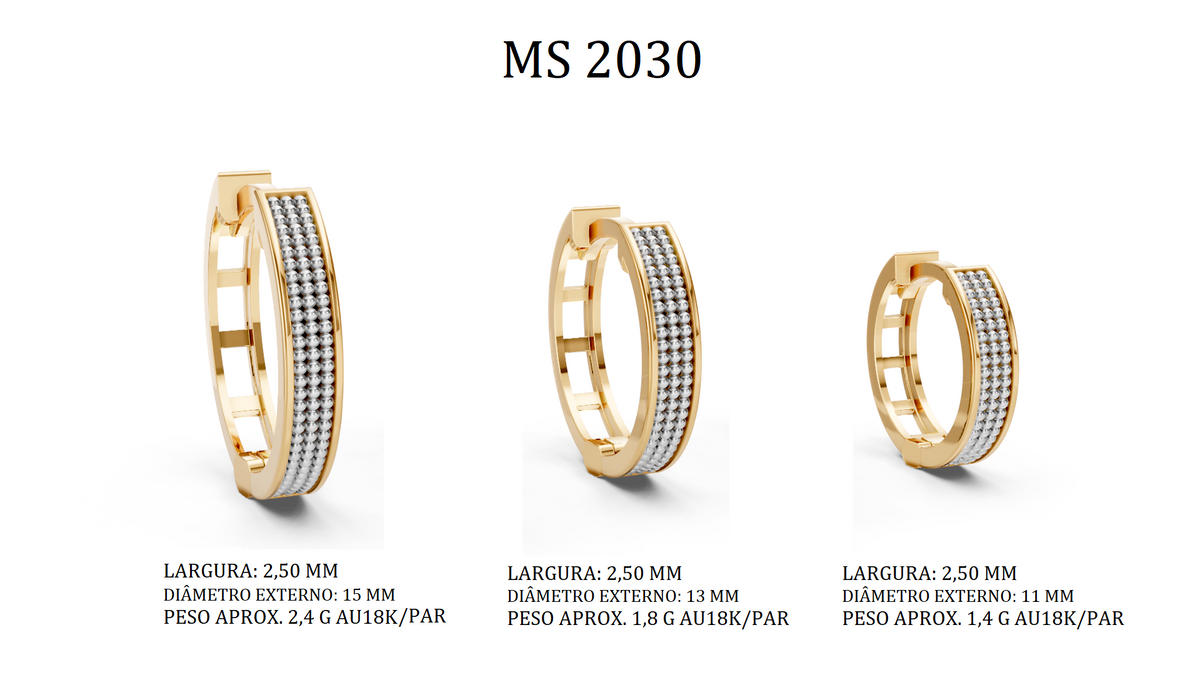 Earring — STL File MS-1781 | 3D Jewelry Printing