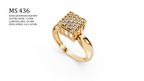 Cluster Ring — STL File MS-436 | 3D Jewelry Printing
