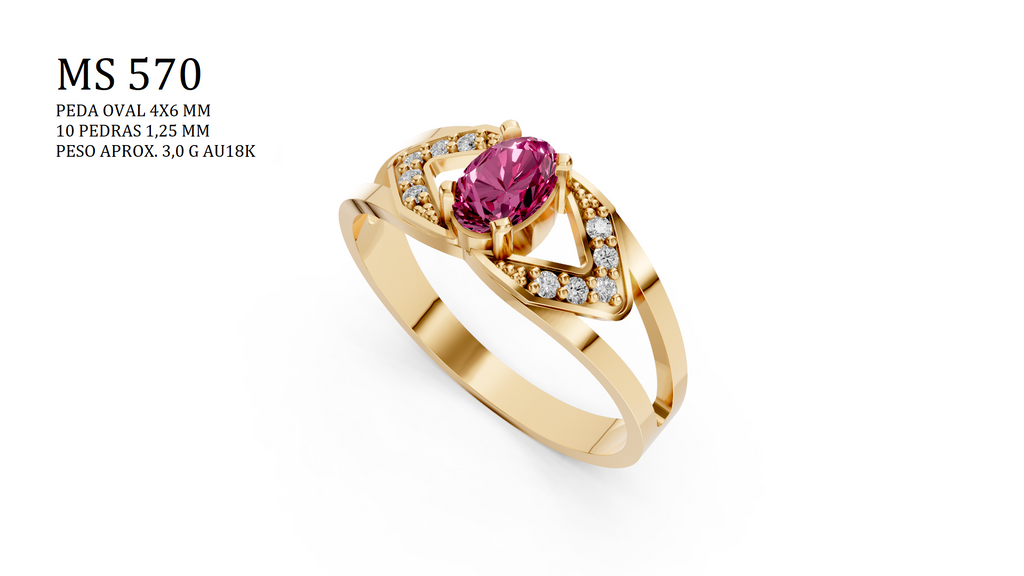 Graduation Ring — STL File MS-570 | Jewelry 3D Printing