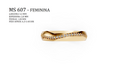 Aliança — Arquivo STL MS-607-Feminina | Impressão 3D Joalheria