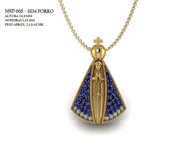 Pingente Religioso - MSD-066 | Arquivo STL - Fundição direta - 10% no Pix
