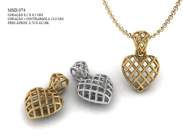 Pingente - Arquivo para impressão 3D Formato STL