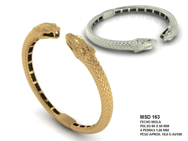 Bracelete - Arquivo para impressão 3D Formato STL