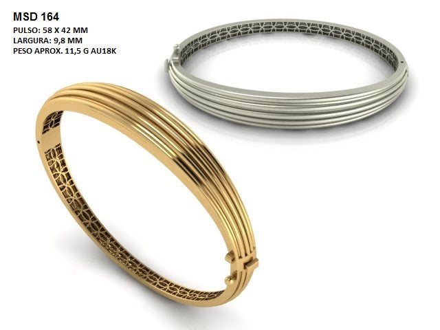 Bracelete - Arquivo para impressão 3D Formato STL