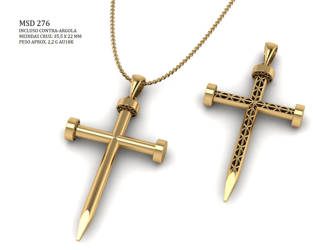 Pingente Religioso - MSD-276 | Arquivo STL - Fundição direta - 10% Pix