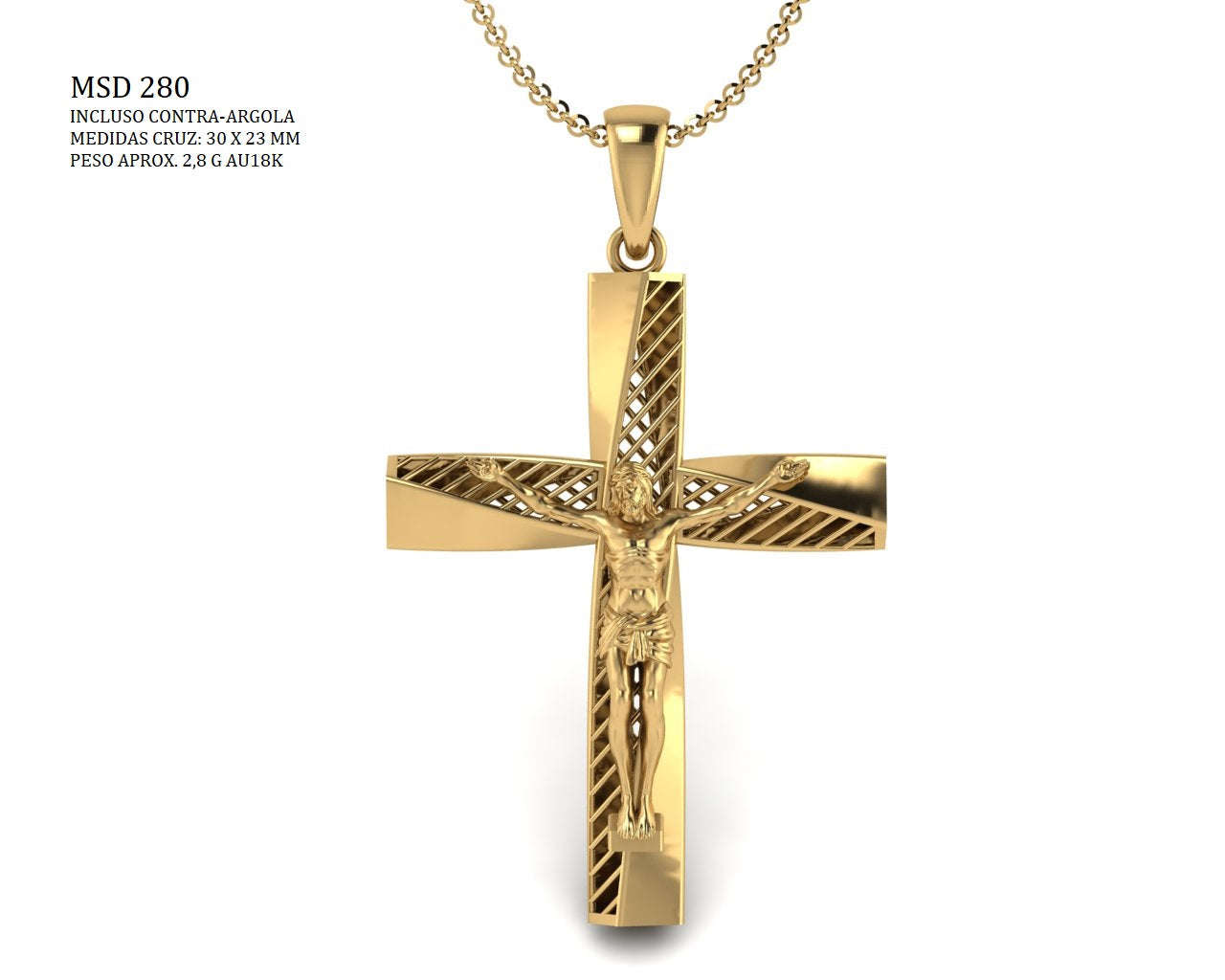Pingente Religioso - MSD-280 | Arquivo STL - Fundição direta - 10% Pix