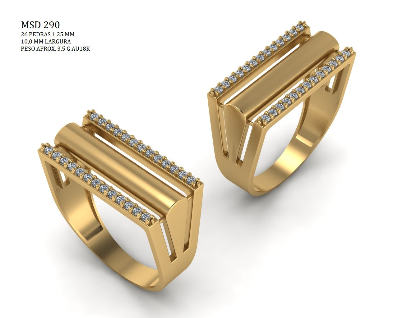 Anel - Arquivo para impressão 3D Formato STL