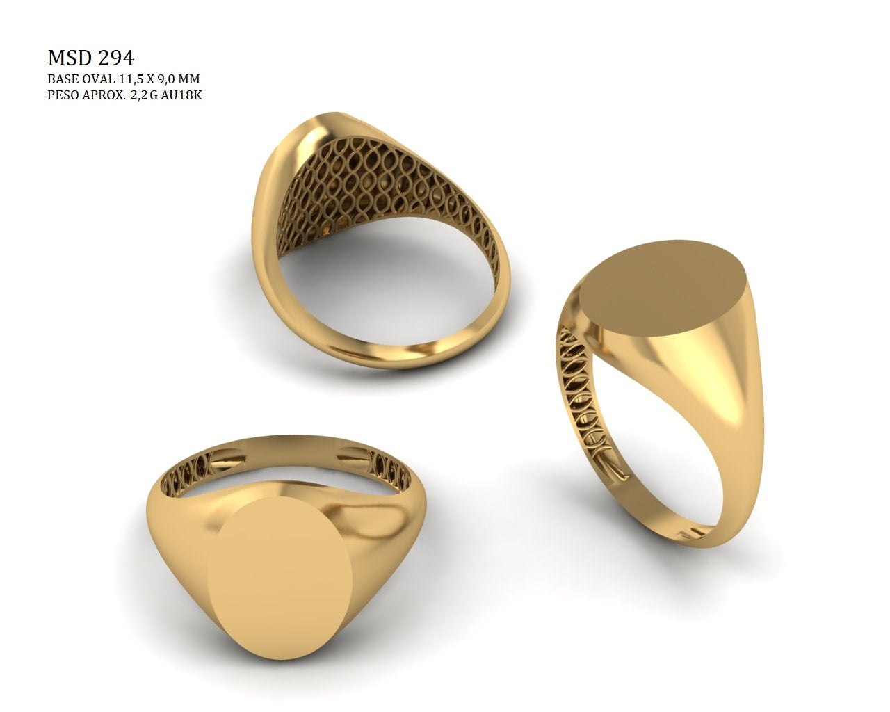 Anel - Arquivo para impressão 3D Formato STL