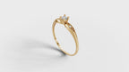 Solitaire Ring - 3D printing file. STL format.