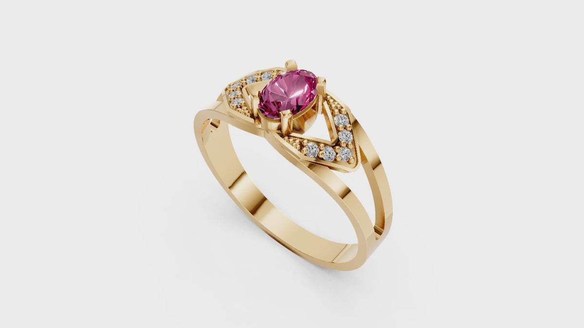 Anillo de graduación — Archivo STL MS-570 | Impresión 3D joyería