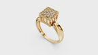 Cluster Ring — STL File MS-436 | 3D Jewelry Printing